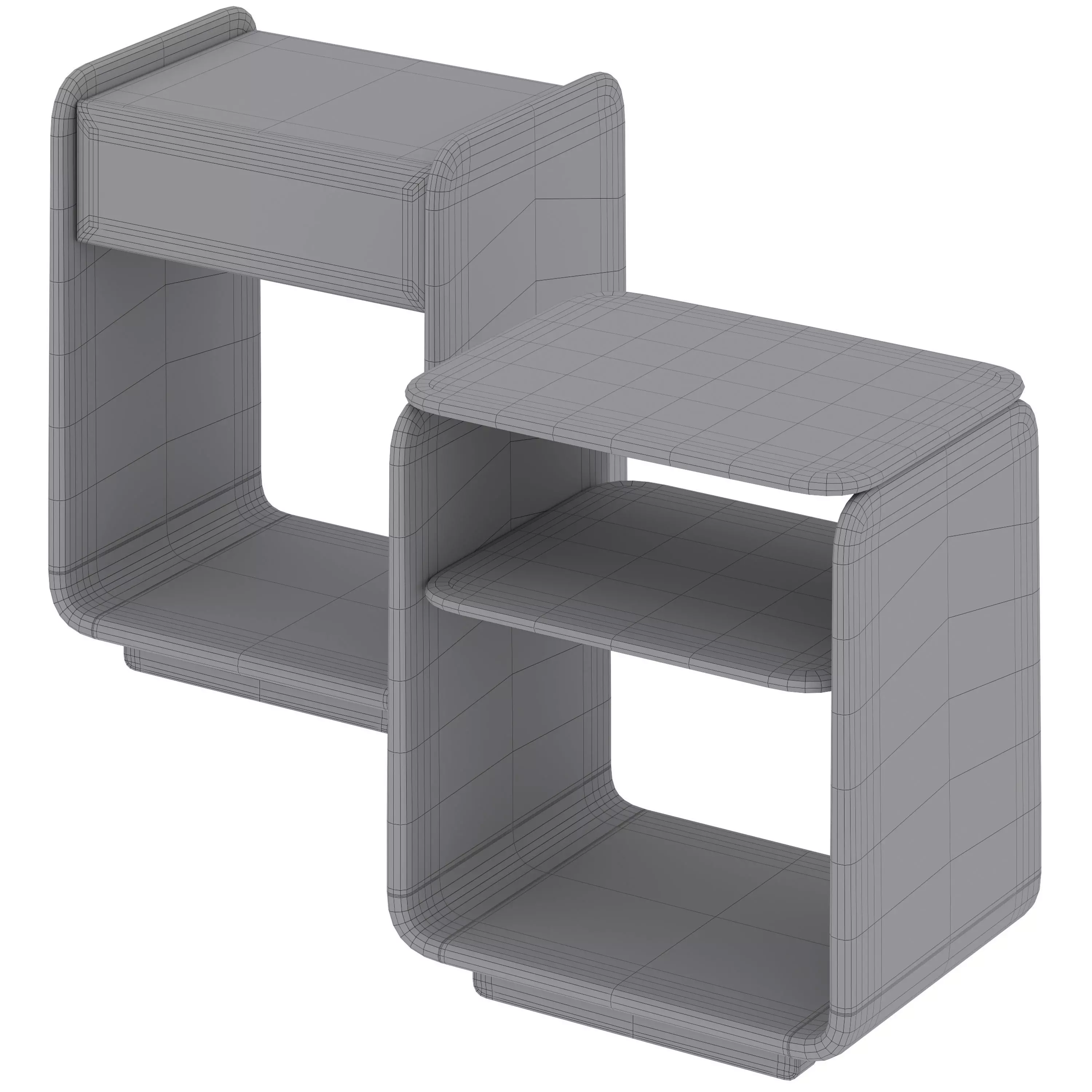 Bedside table Tinsley by Sklum 3D model_5