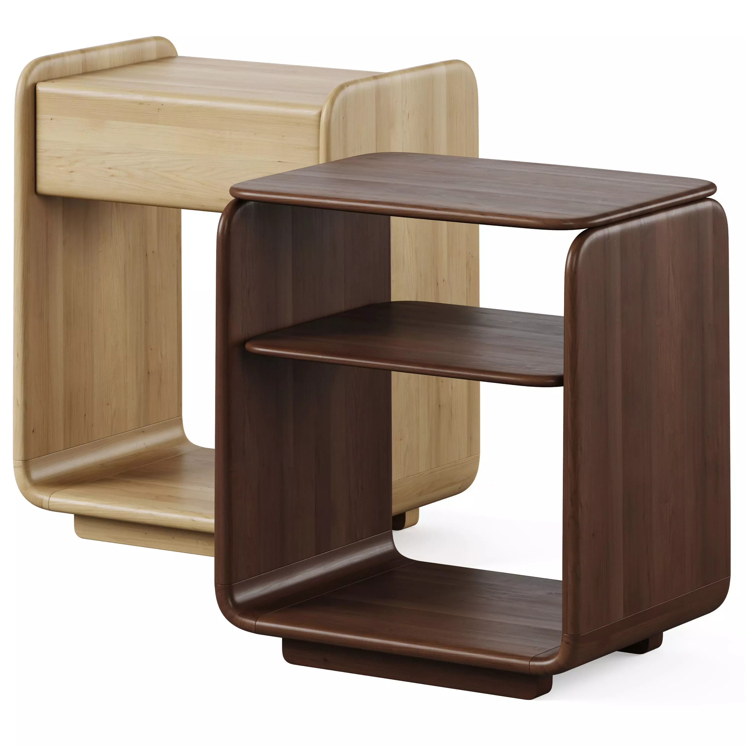 Bedside table Tinsley by Sklum 3D model_0