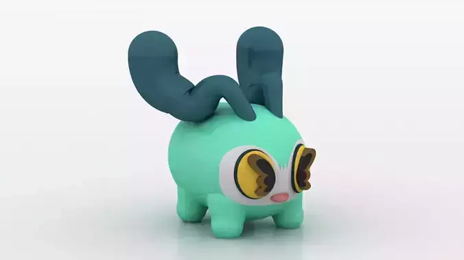  cute monster toy 3d printable model  3D print model