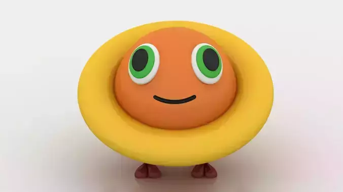 cute cartoon character 3D printable model  3D print model