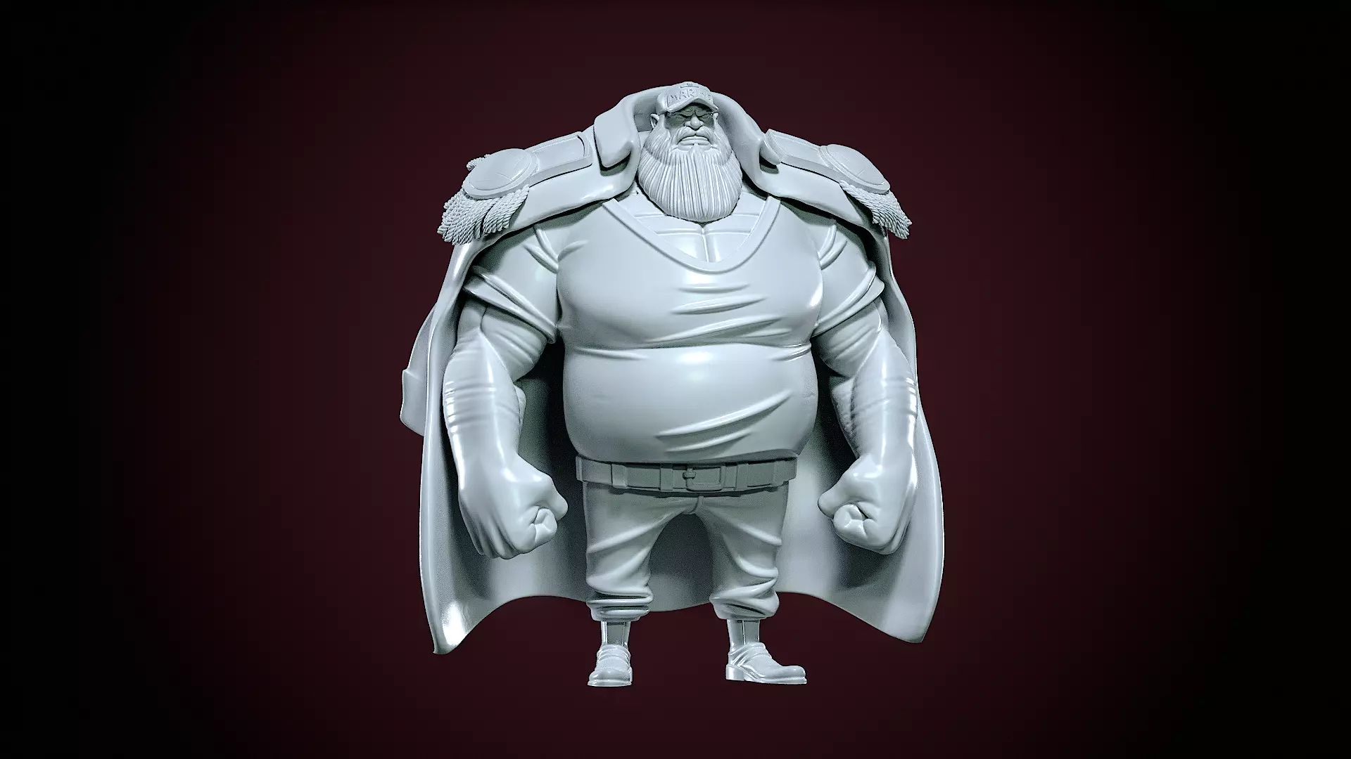 Tosa - Marine Vice Admiral - ONE PIECE 3D print model_1