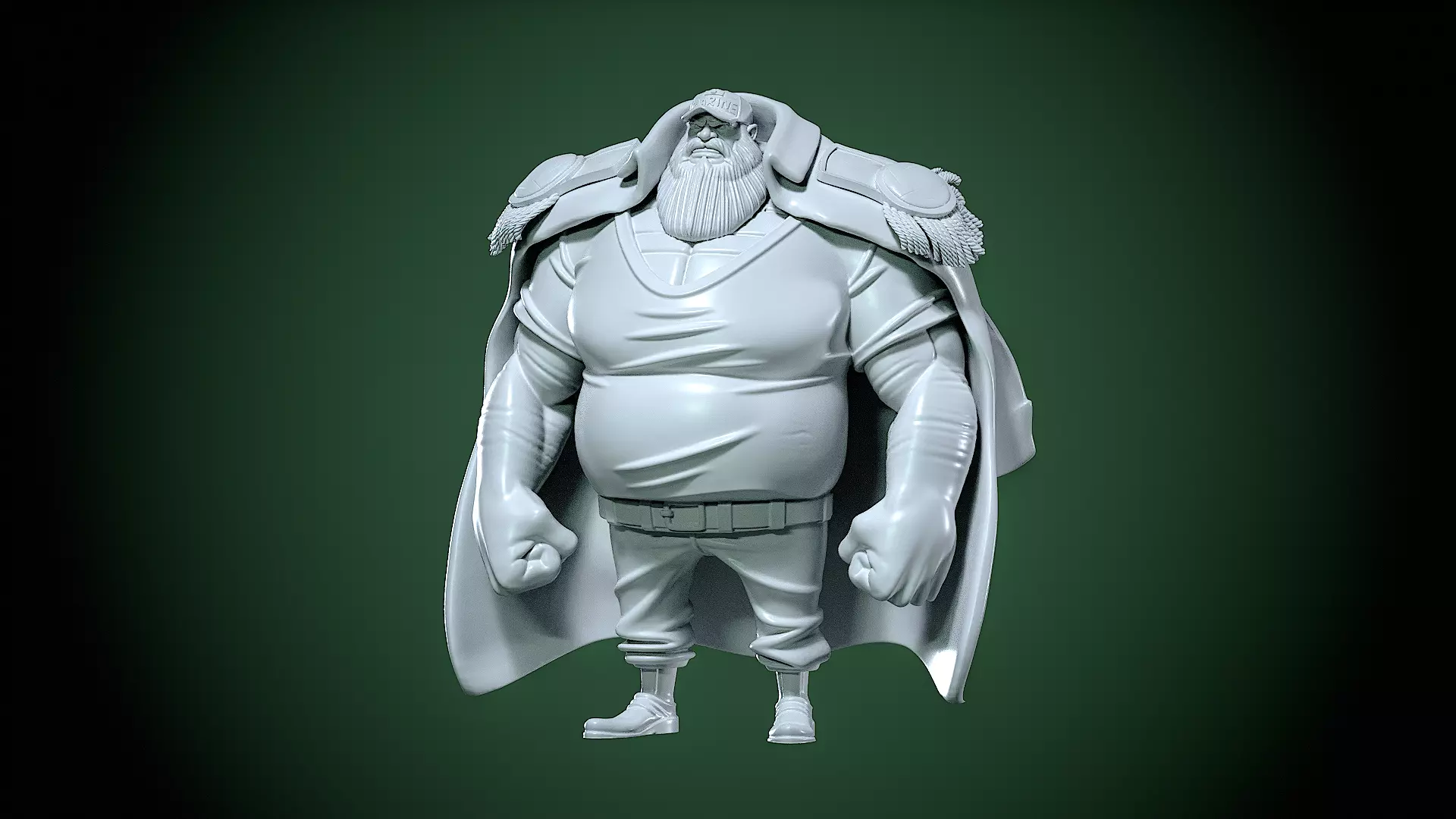 Tosa - Marine Vice Admiral - ONE PIECE 3D print model_2