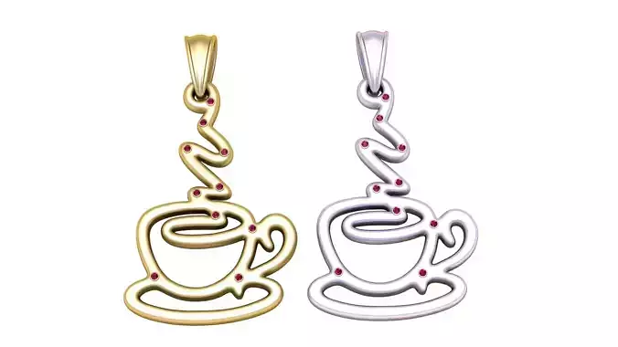 CUP TEA PENDANT 