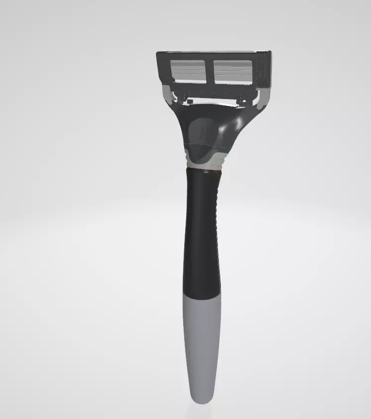 Razor Blades  Cartridges Low-poly 3D model_1