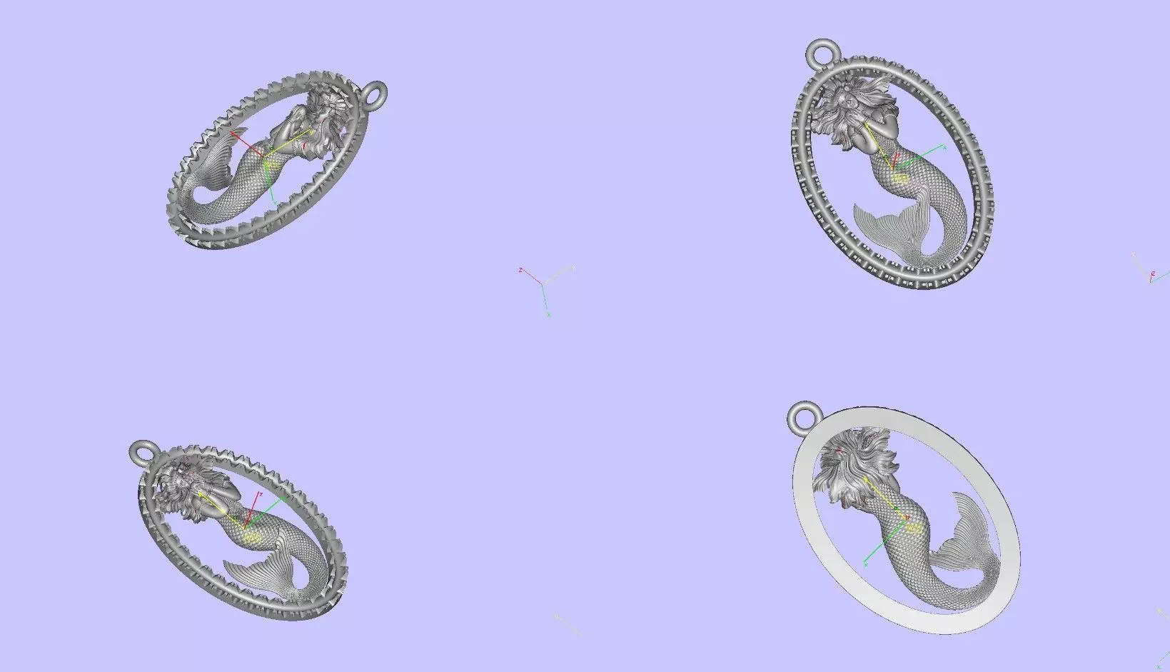 Pendant 003 3D print model_4