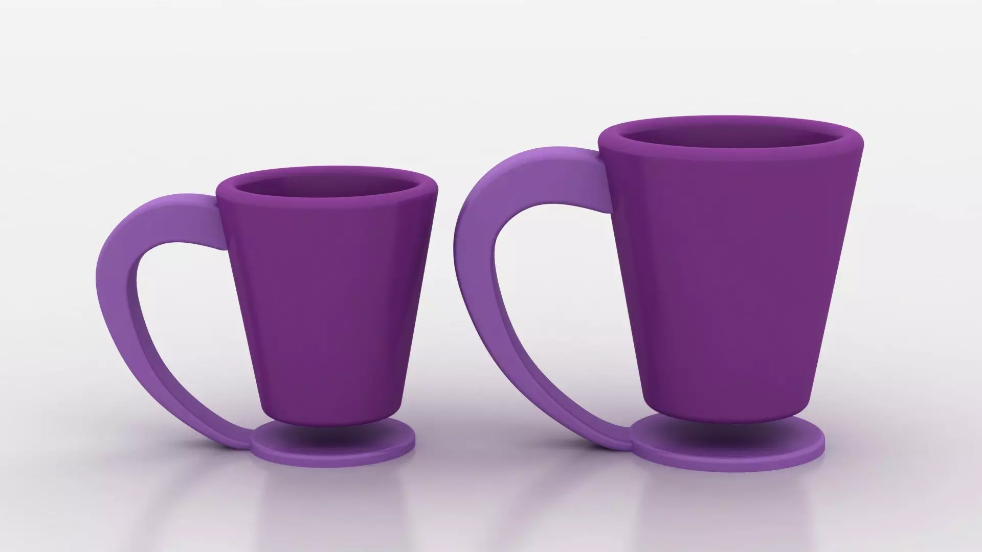 purple mug design 3D printable model 3D print model_2