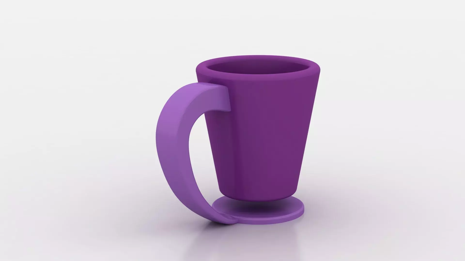 purple mug design 3D printable model 3D print model_1