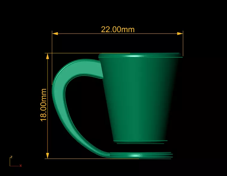 purple mug design 3D printable model 3D print model_3