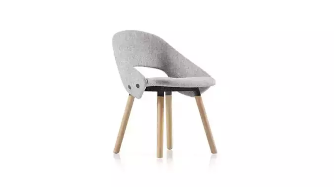 Tailor Chair by Louise Hederstrom 3D model