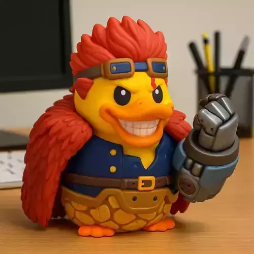 Rubber Duck - Two versions of Eustass Kid - 3d print