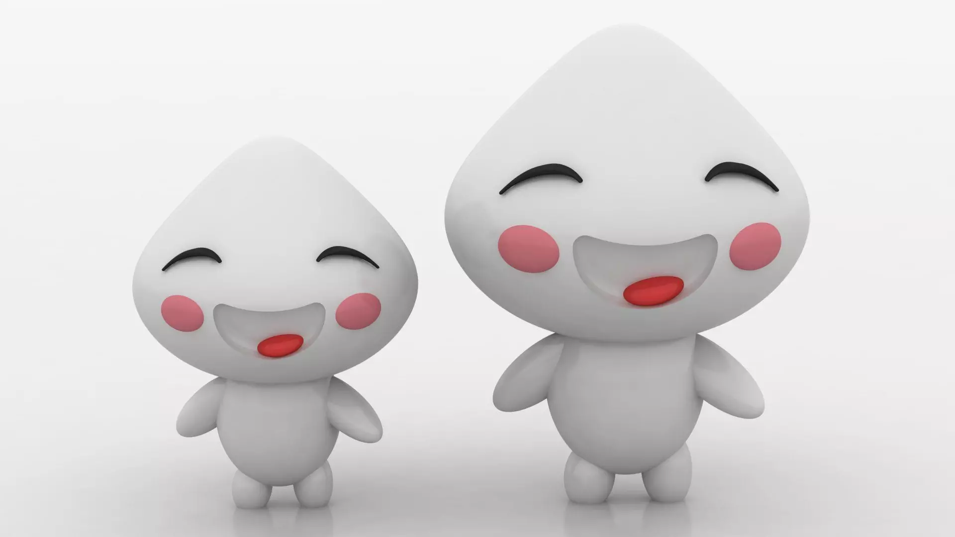 cute 3D character toy 3D printable model 3D print model
