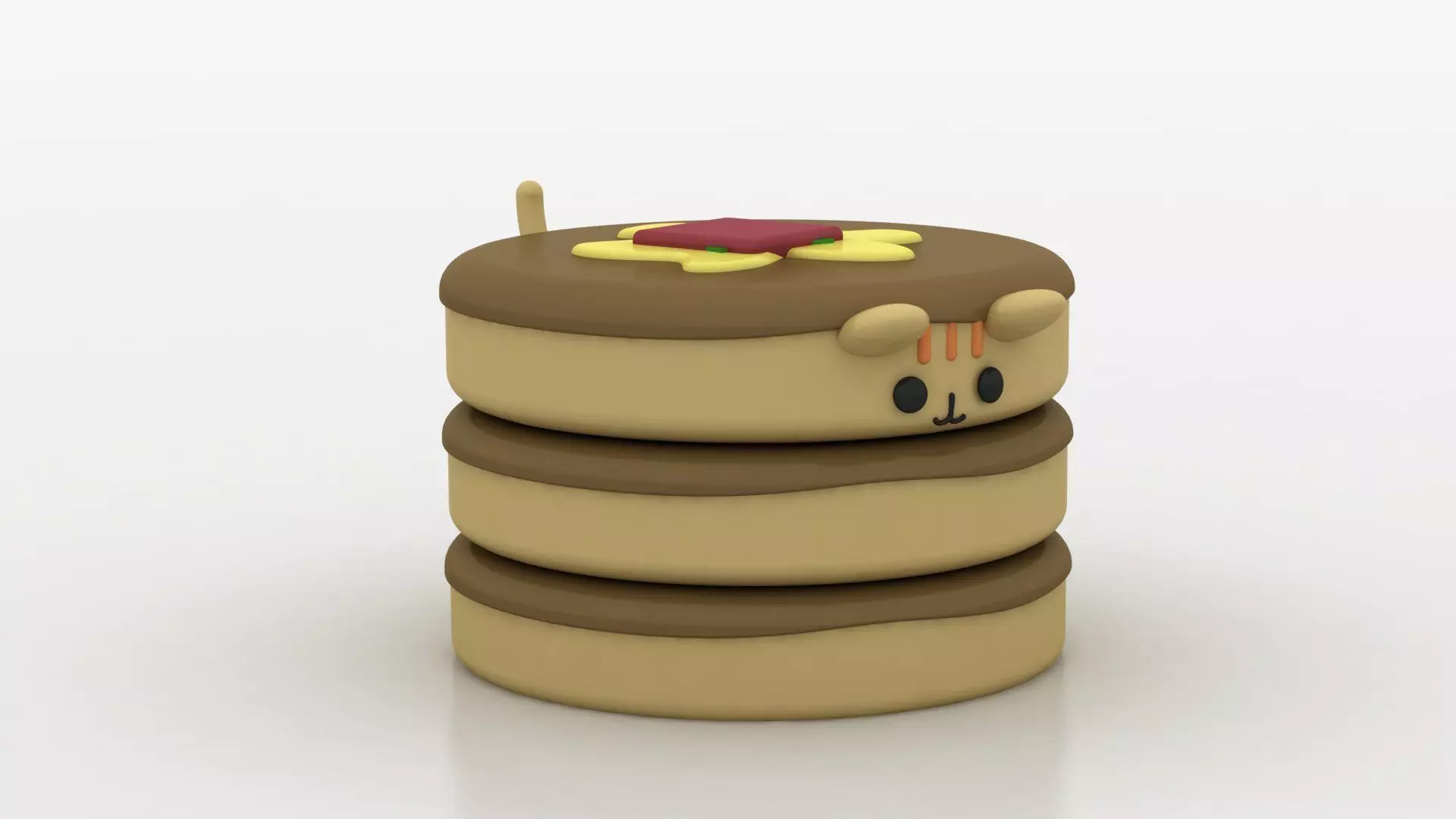  cute food toy 3D printable model   3D print model_1