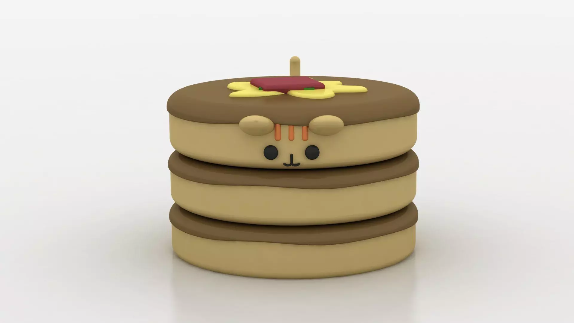  cute food toy 3D printable model   3D print model_0