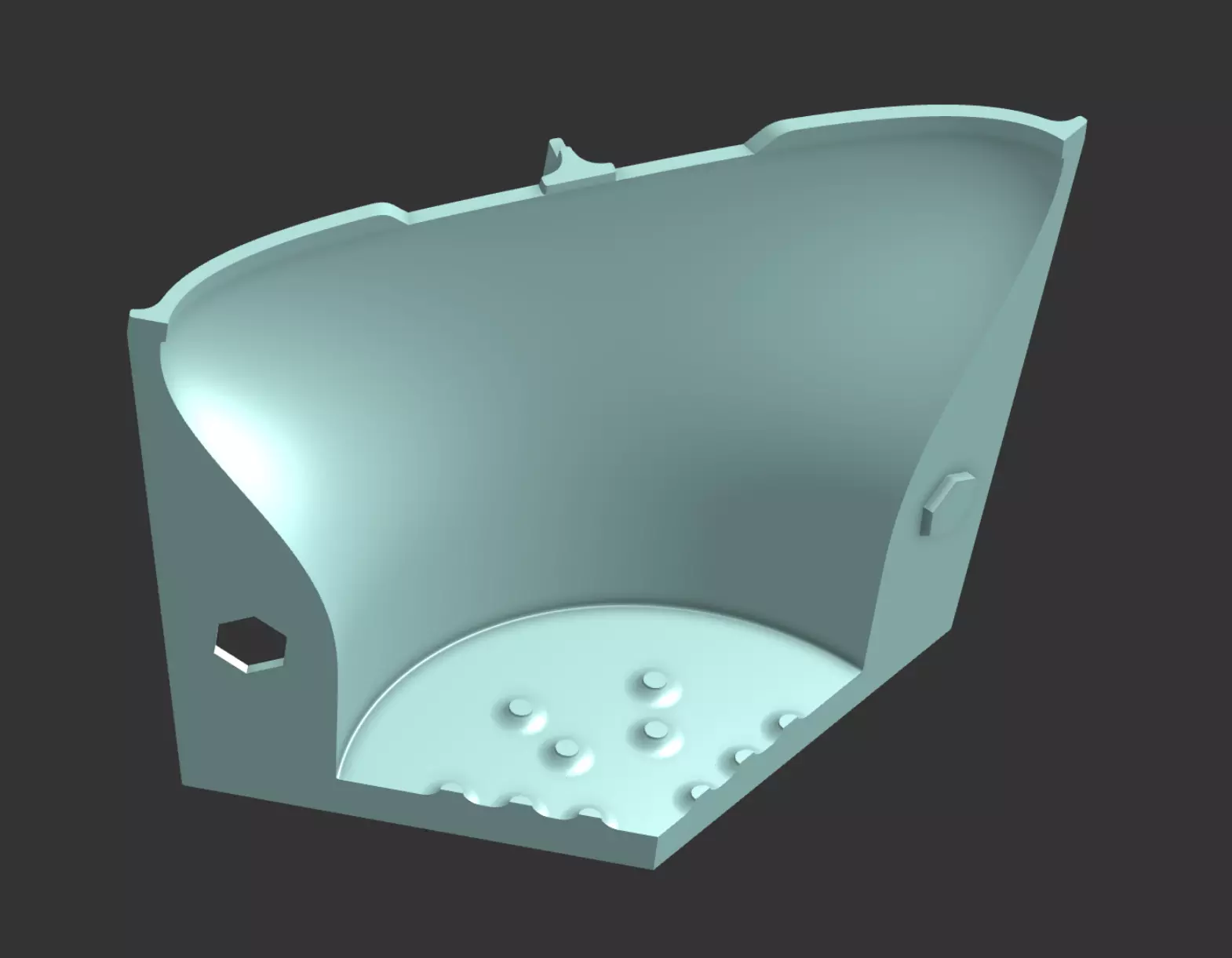 Stackable Castable Plant Tower     Organic Triangle Edition 3D print model_4