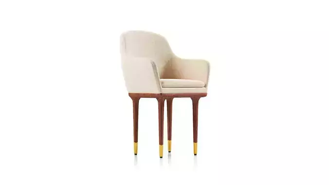 Stellar Works Lunar Armchair 3D model