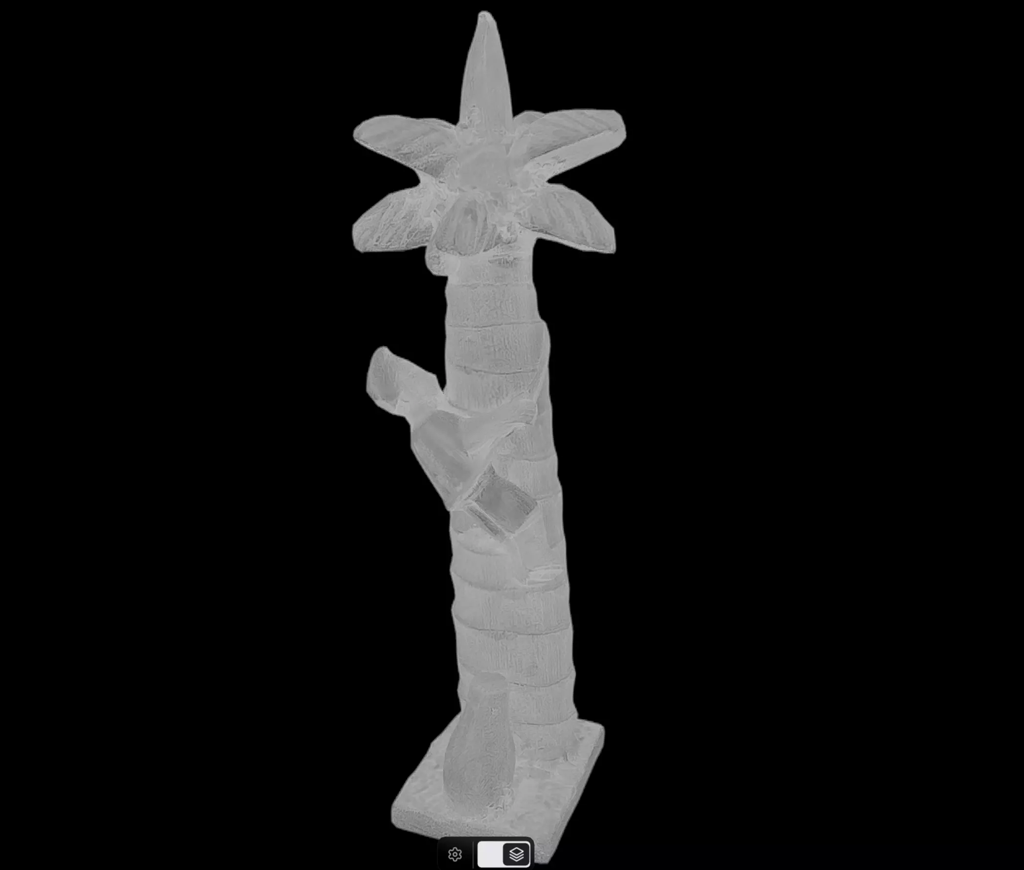 Coconut Tree Farmer Low-poly 3D model_5