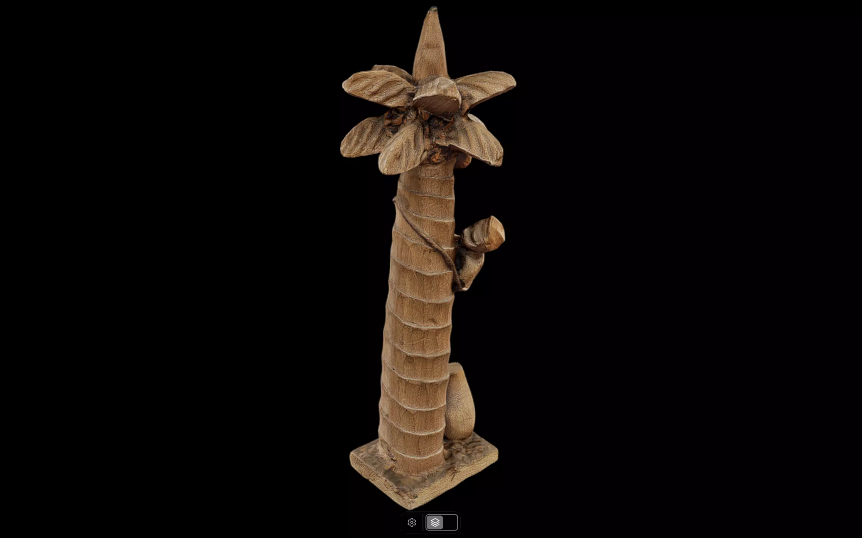 Coconut Tree Farmer Low-poly 3D model_3