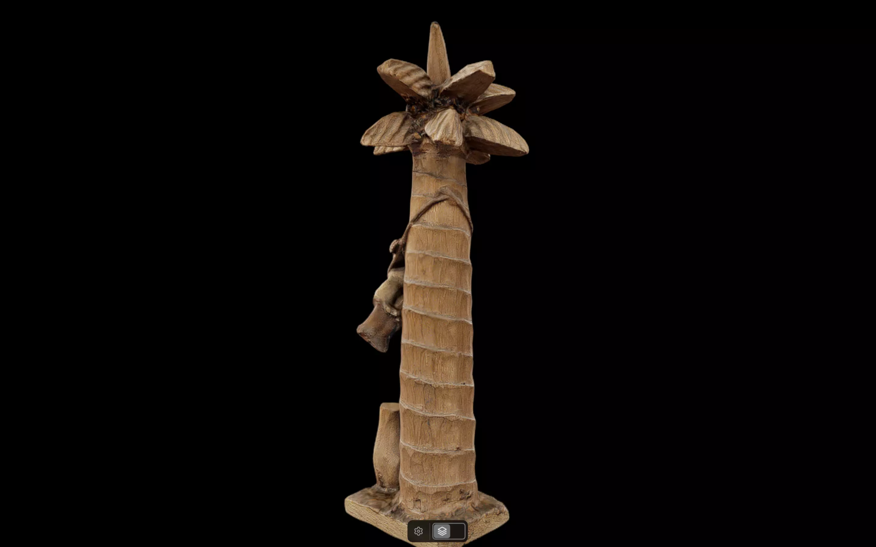 Coconut Tree Farmer Low-poly 3D model_2