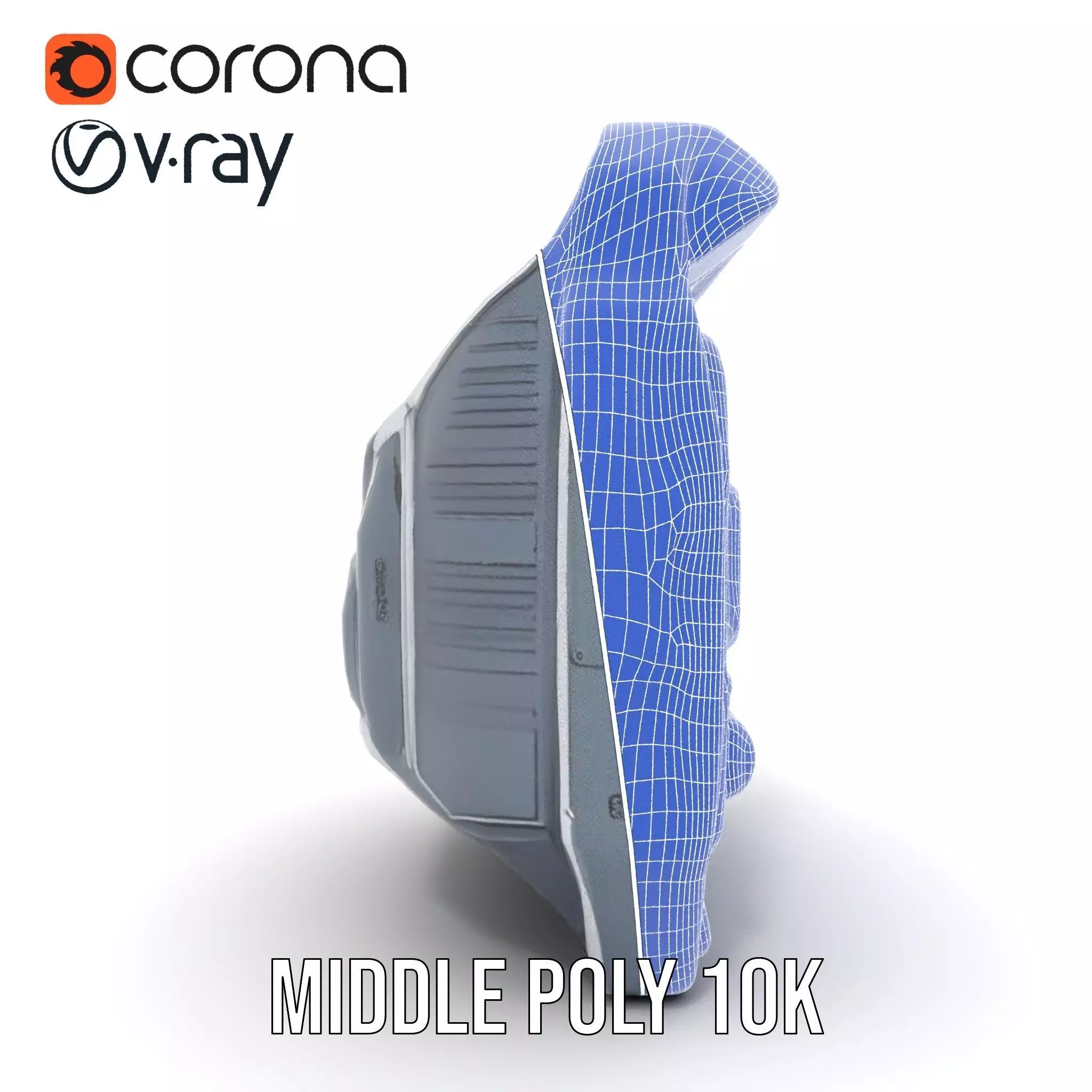 Futuristic Control Panel Model Pack with Interactive Screens Low-poly 3D model_21