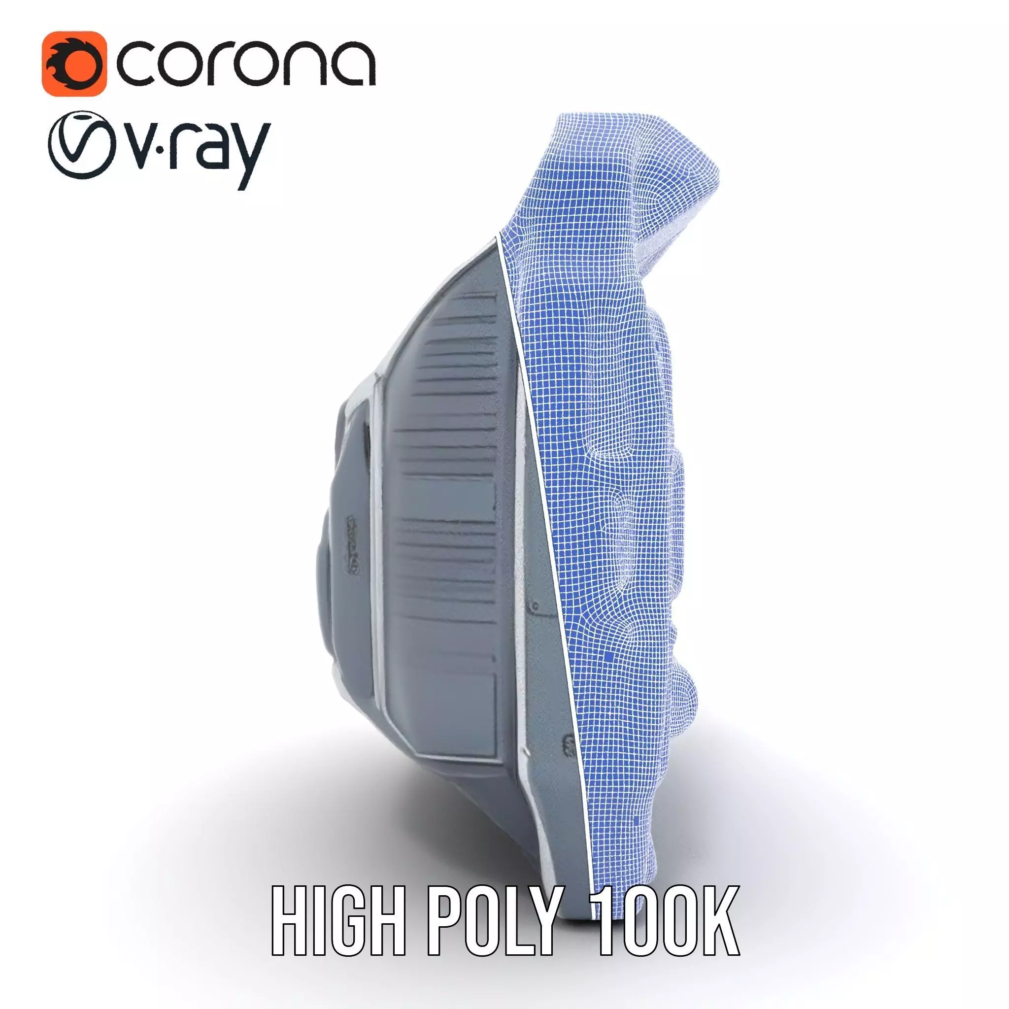 Futuristic Control Panel Model Pack with Interactive Screens Low-poly 3D model_34