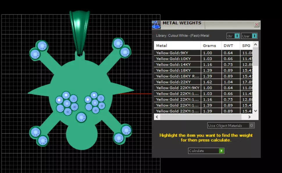 3D Skull Pendant  3D print model_6