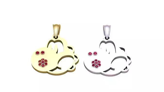 GOLD ANIMALS PENDANT