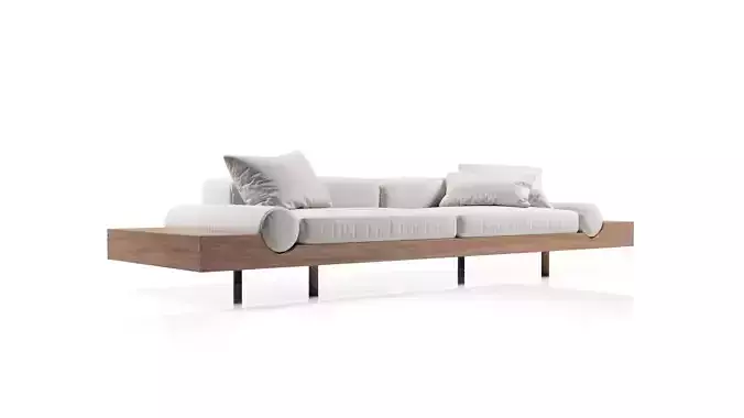 Sofa Living Divani Kasbah 3D model