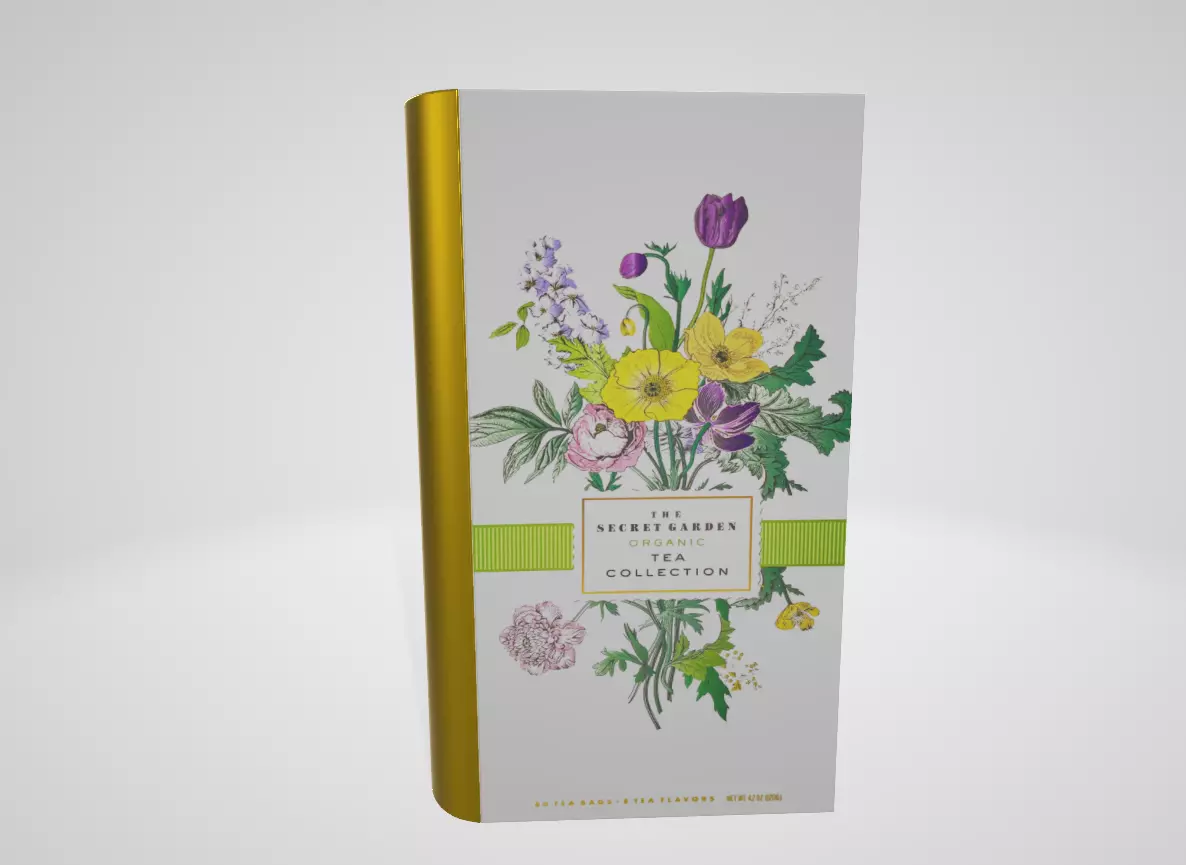 The Secret Garden Organic Tea Collection Low-poly 3D model
