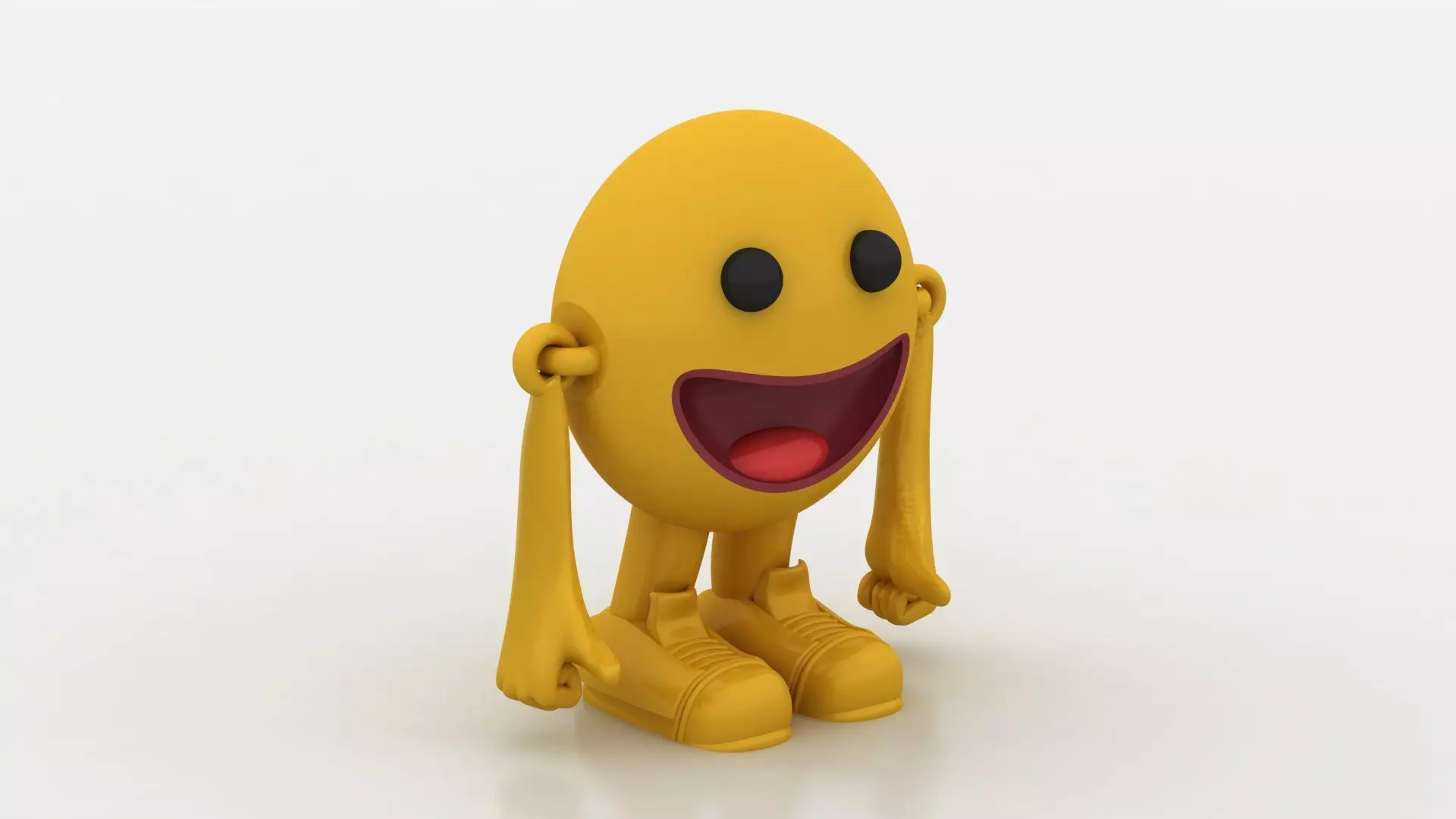 smiley face toy 3D printable model 3D print model_2