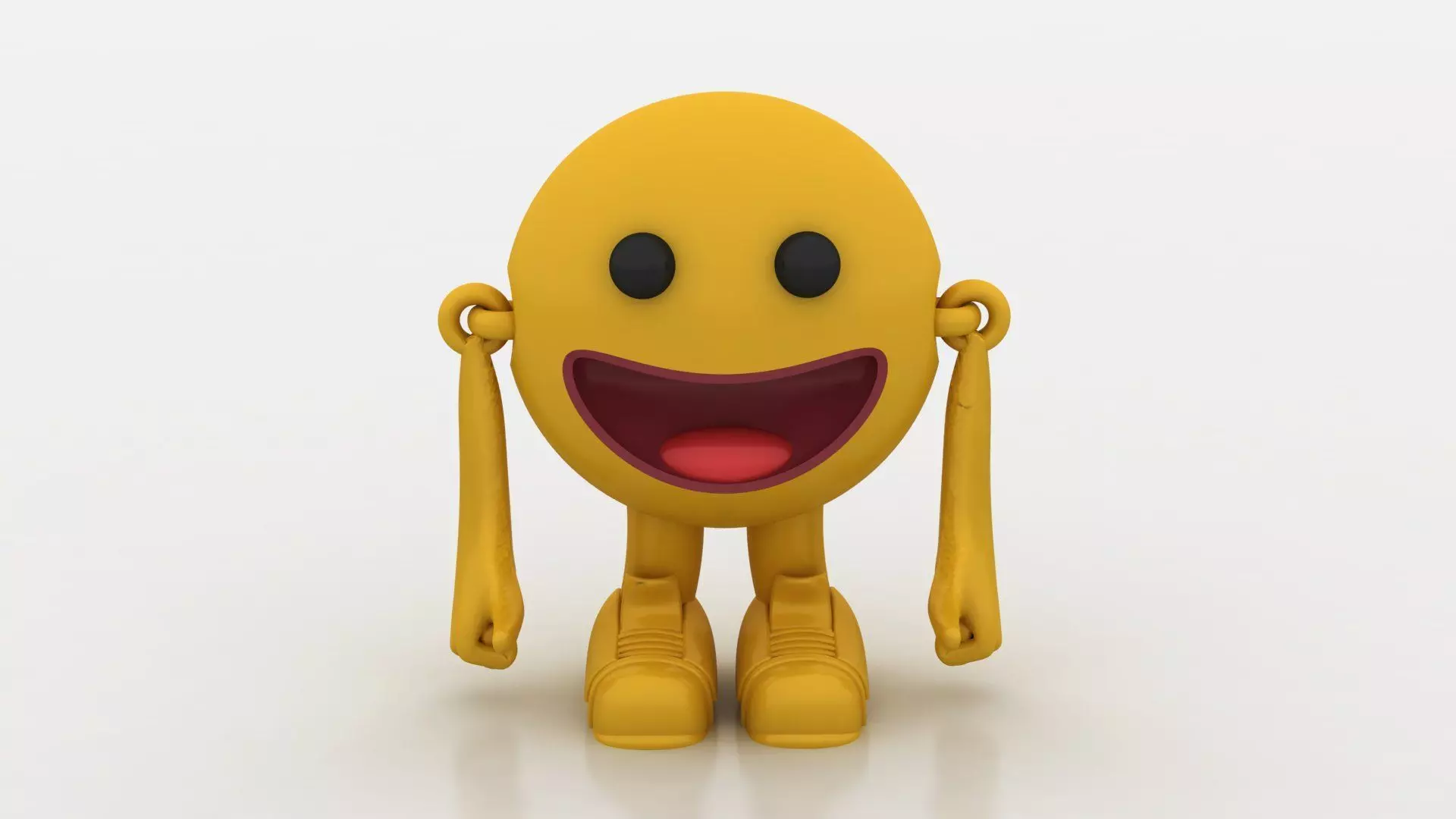 smiley face toy 3D printable model 3D print model_0