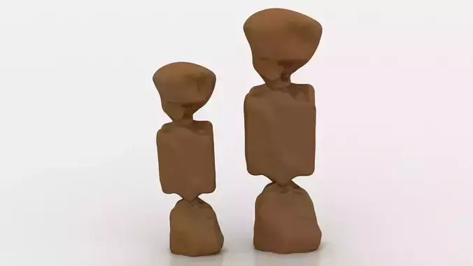 abstract sculpture  toy 3D printable model  