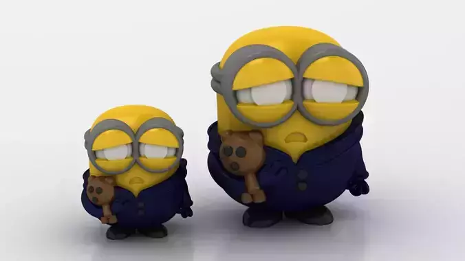 sleepy toy character 3D printable model  