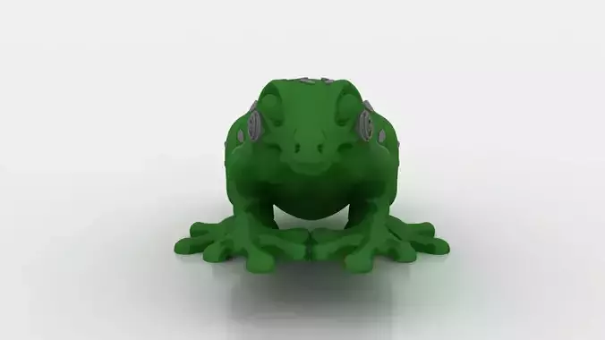  cartoon frog  toy 3D printable model  3D print model