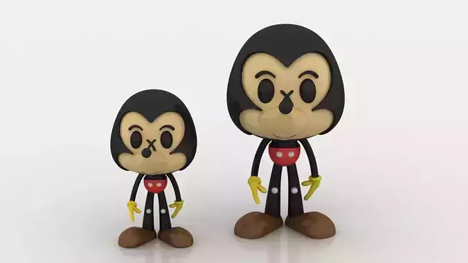  retro pop art toy 3D printable model   3D print model