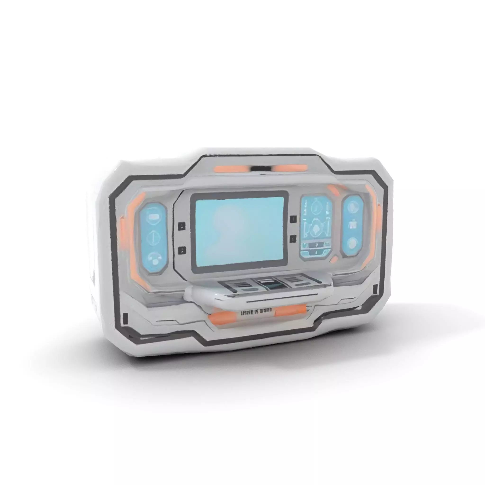 Futuristic Medical Console model pack Low-poly 3D model_12
