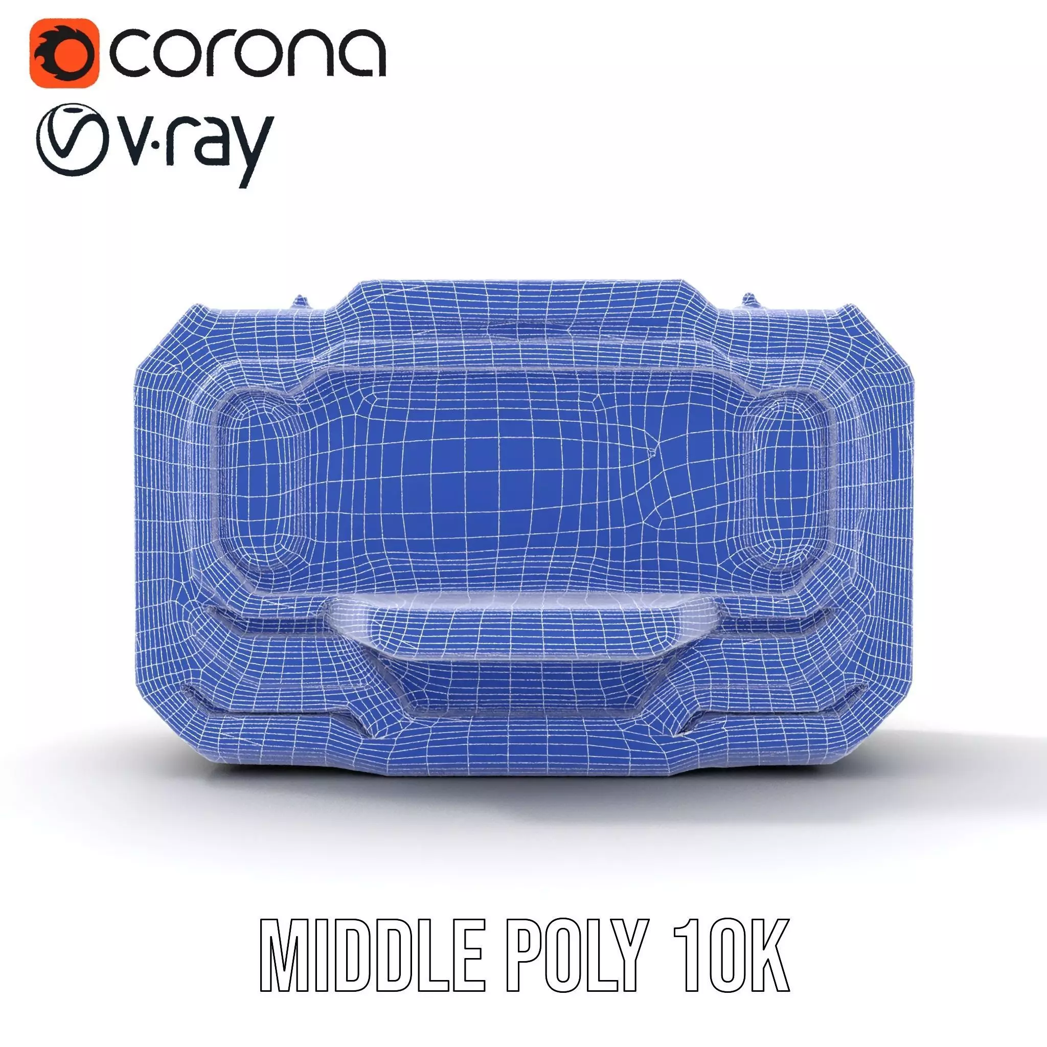 Futuristic Medical Console model pack Low-poly 3D model_31