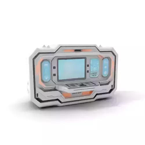 Futuristic Medical Console model pack