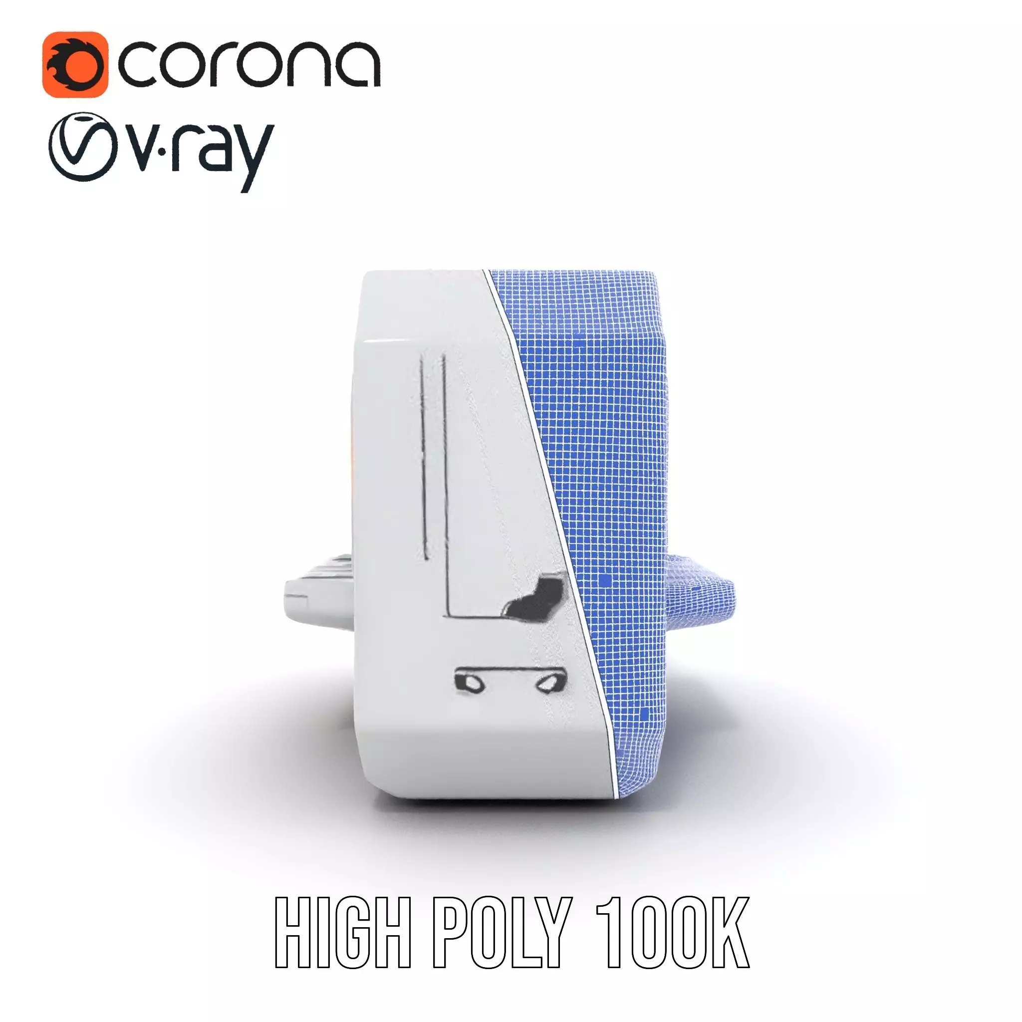 Futuristic Medical Console model pack Low-poly 3D model_35