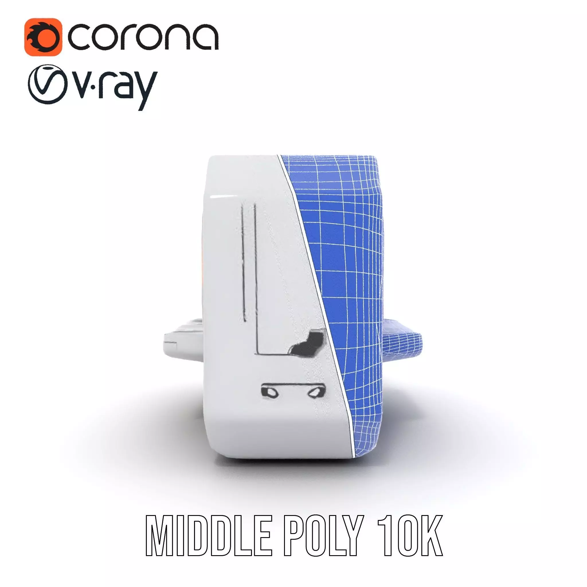 Futuristic Medical Console model pack Low-poly 3D model_17