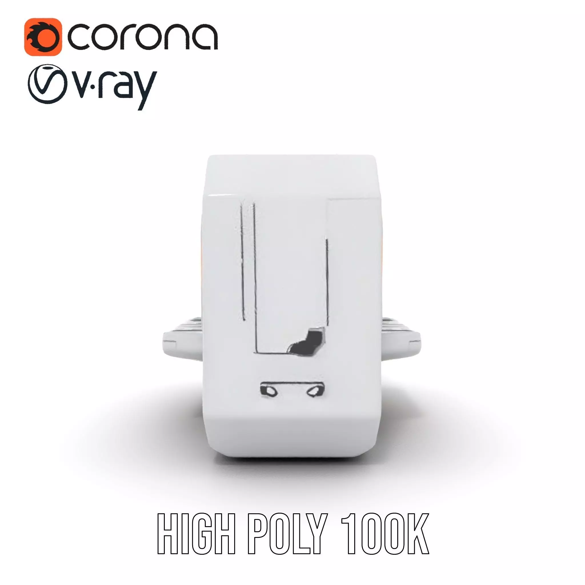 Futuristic Medical Console model pack Low-poly 3D model_27