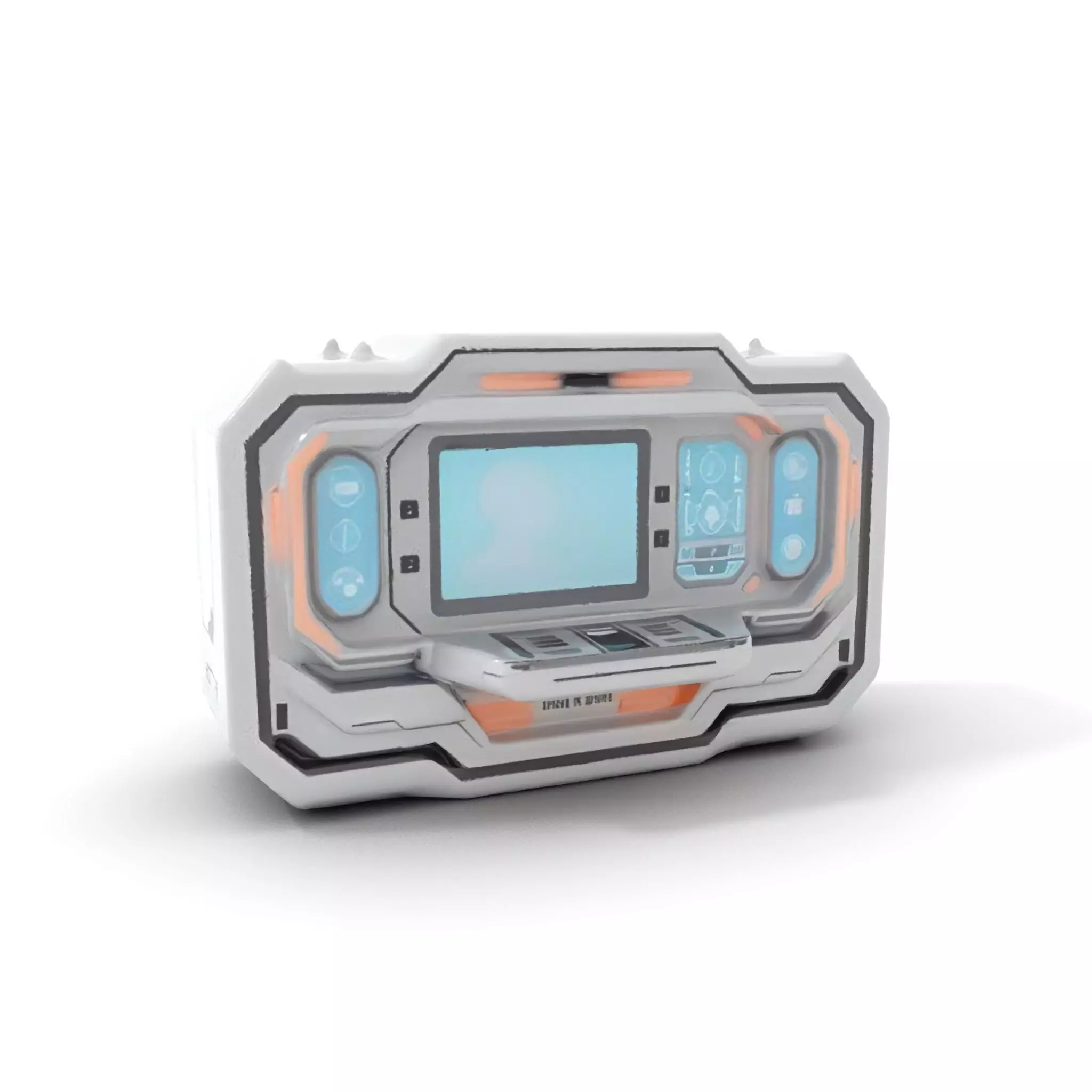 Futuristic Medical Console model pack Low-poly 3D model_7