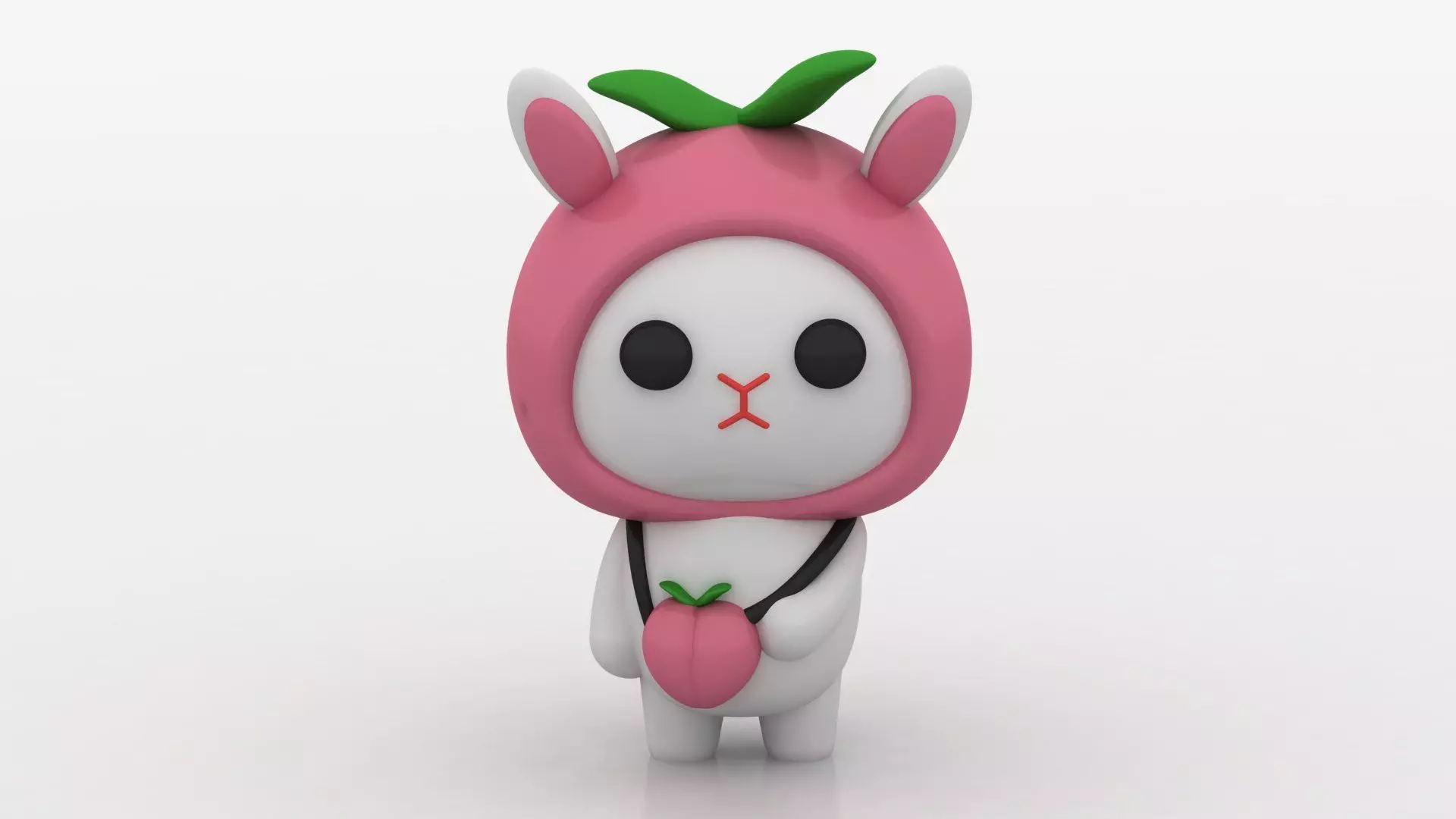 kawaii bunny toy 3D printable model 3D print model_0