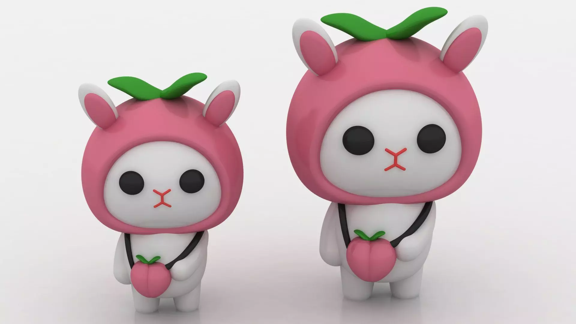 kawaii bunny toy 3D printable model 3D print model_1