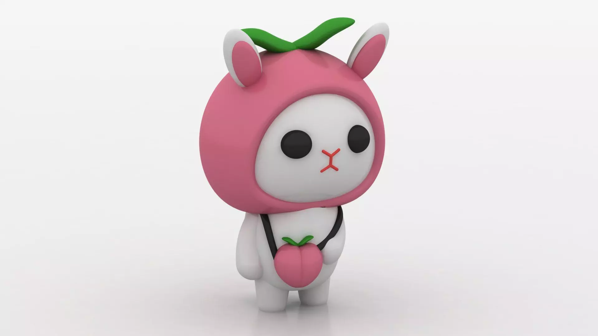 kawaii bunny toy 3D printable model 3D print model_2