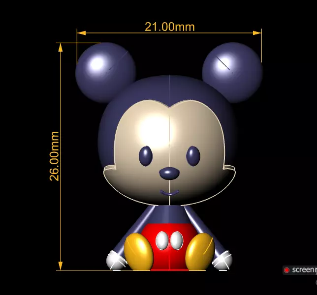 cartoon inspired toy 3D printable model 3D print model_3