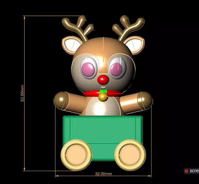 christmas toy 3D printable model   3D print model_3