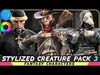 Creature Pack 3 - Cleric Priest - Nurse Plague - Hunter - 71 Low-poly 3D model_1