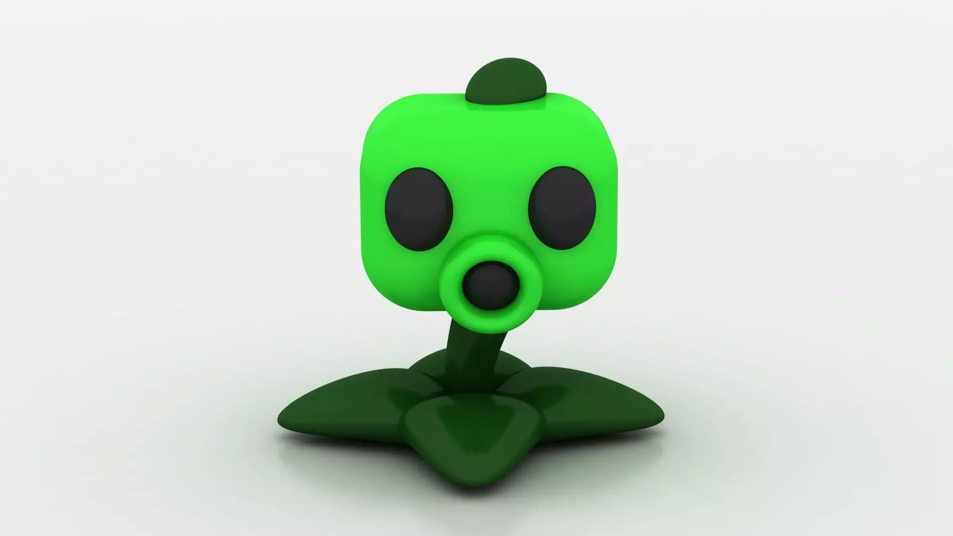 peashooter toy 3D printable model 3D print model