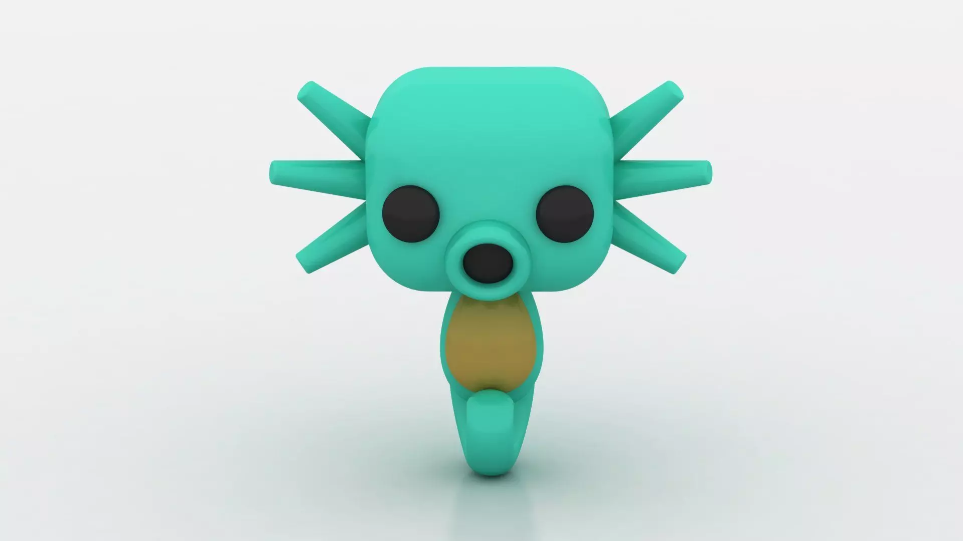 3D sea creature toy 3D printable model 3D print model_2