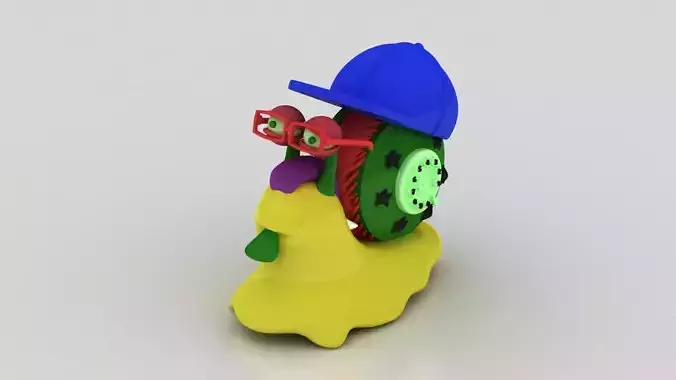 funky 3D character 3D printable model   3D print model